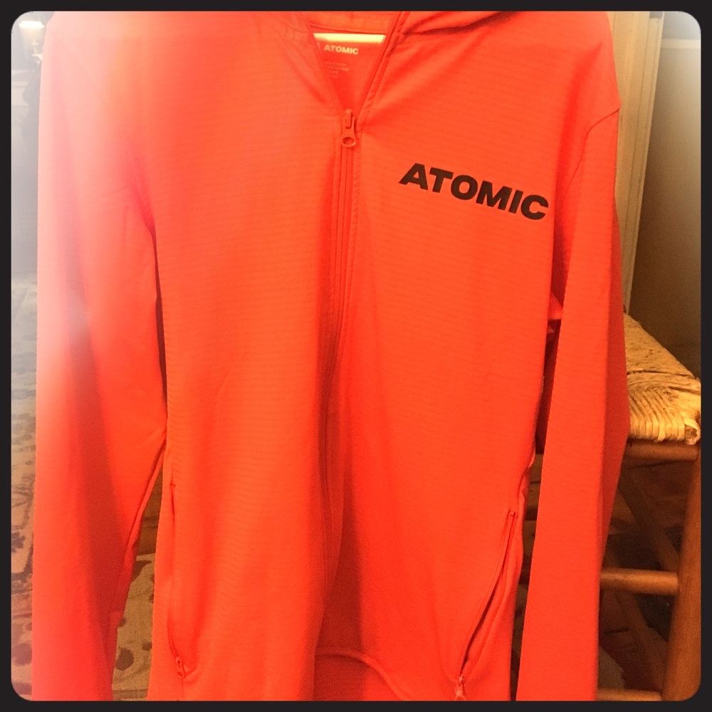 Atomic fleece men’s zip up hoodie